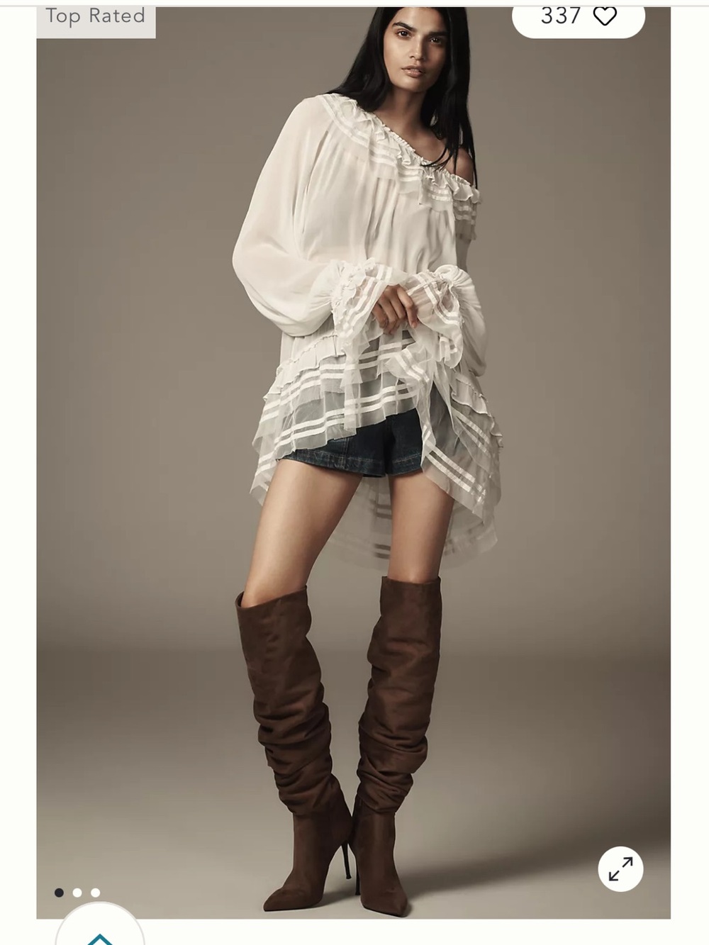 Jeffrey Campbell Pilla Scrunched Boots Leather Suede